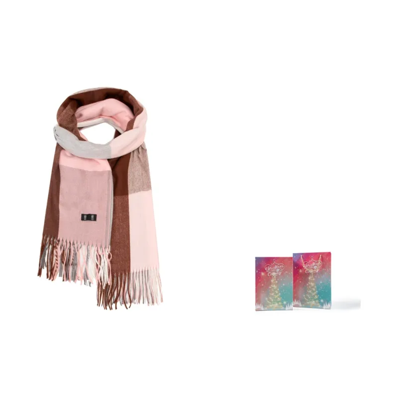 BAIJUAN Knit Scarves Unisex-10