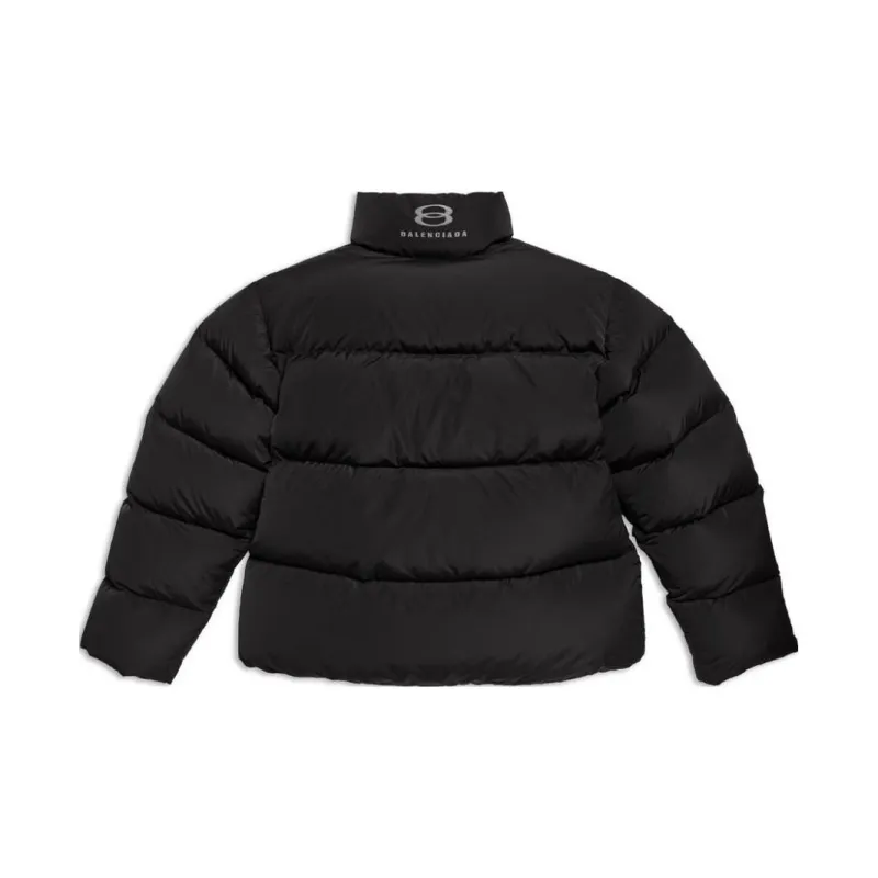 Balenciaga Logo Embroidered Padded Jacket-1