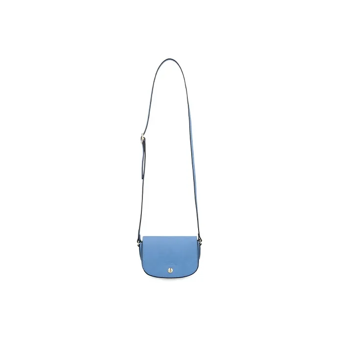 LONGCHAMP Logo Debossed Foldover Top Crossbody Bag-1