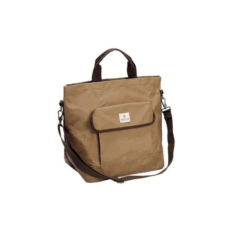Snow Peak Canvas Bag, Shoulder Bag, Crossbody Bag, Handbag Trumpets Unisex Light Umber-0