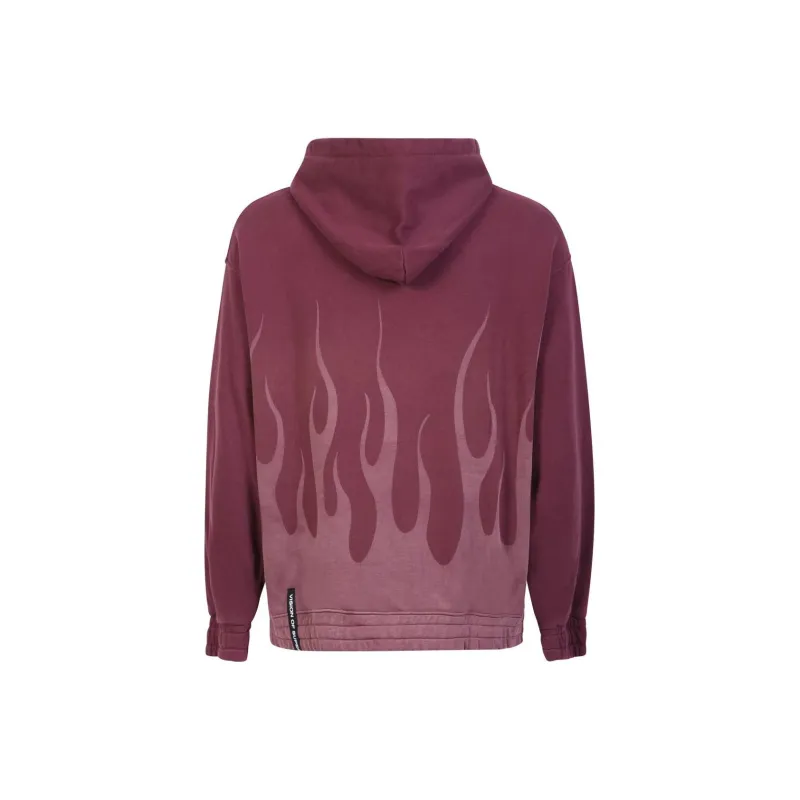 Vision Of Super Flame print Cotton Hoodie-1