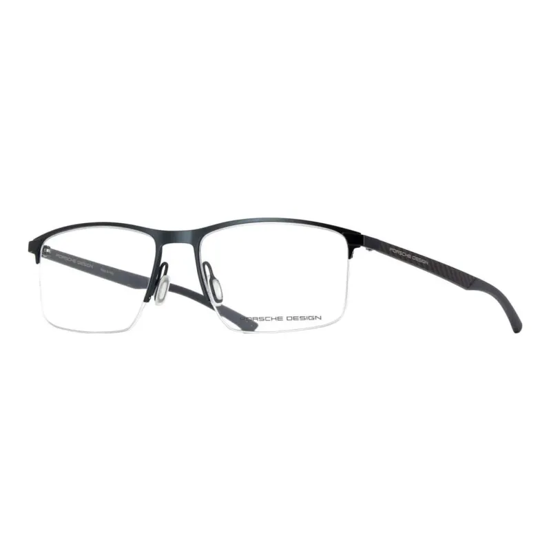PORSCHE DESIGN Stainless Steel Carbon Fiber Rubber Square Eyeglass Frames Unisex-3