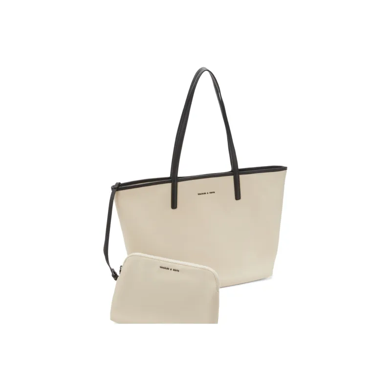 CHARLES&KEITH Fabric Charles & Keith Bag, Tote Bag, Shopping Bag, Shoulder Bag Women's Multicolor-8