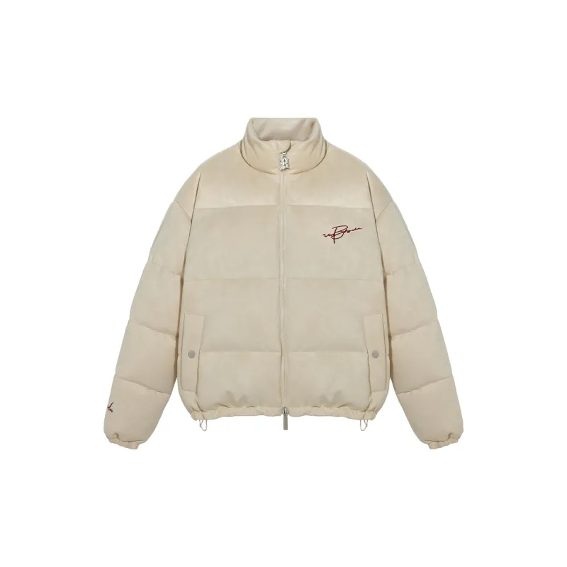 BJHG Vintage Writting Unisex Down Jacket-6