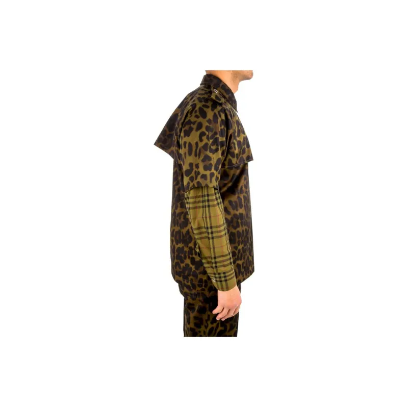 Burberry Shirts Men Brown-3