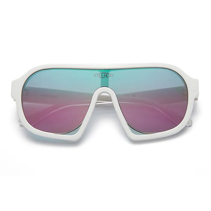 EYECROXX Plate Frame Irregular Shape Sunglasses Unisex-1