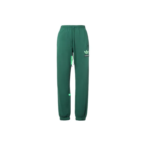 Adidas Originals BIG TREFOIL Knitted Sweatpants Men Green