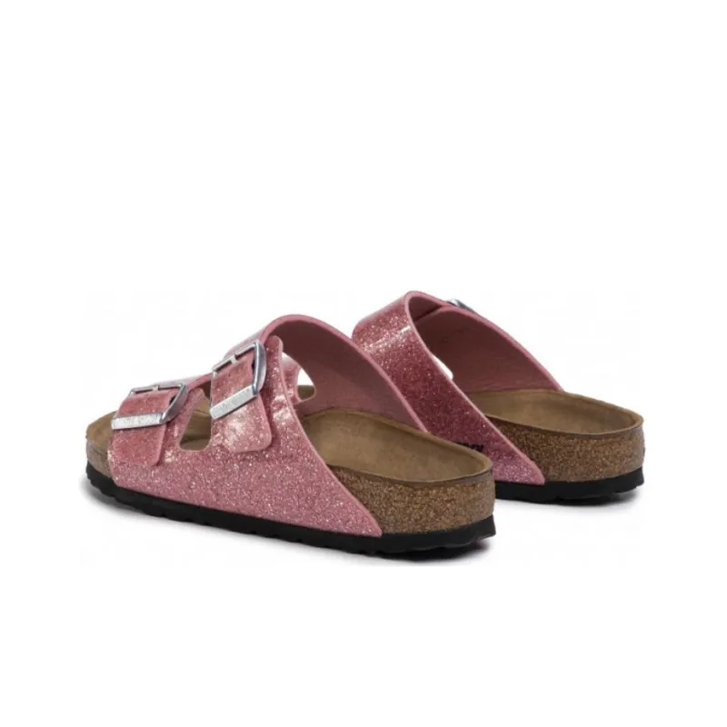 Birkenstock Slide Slippers Women's Universe Shimmery Vintage Rose-3