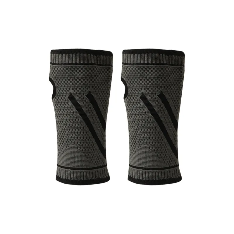 NAILEKESI Wristbands Breathable Warm Premium Gray Spandex Nylon Professional Protective-0