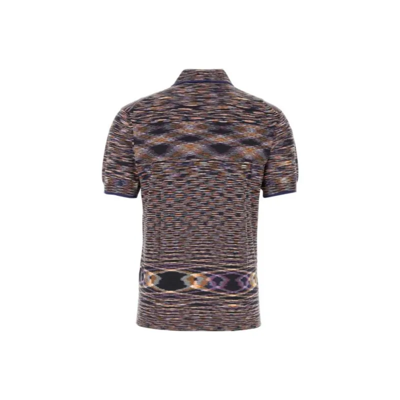 MISSONI Slub Cotton Polo Shirt-1