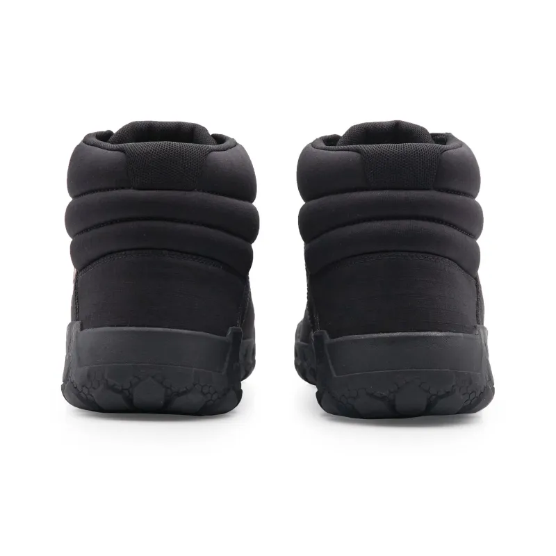 CAT Hex + Mid Canvas CODE Lightweight High Top Outdoor Shoes Unisex Black-3