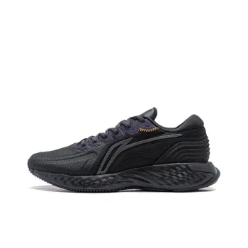 LiNing Cloud Shield Cushioning Reflective Rebound Low Top Running Shoes Men's Black