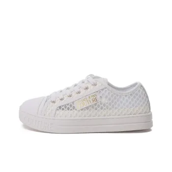 VERSACE JEANS COUTURE Low Top Skateboard Shoes Women's White