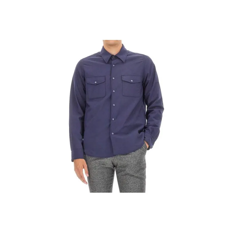 ASPESI Press Stud Fastened Long Sleeved Shirt-2