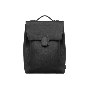 HERMES Maurice Bullock Leather Backpack Regular Men's 89 Noir Black