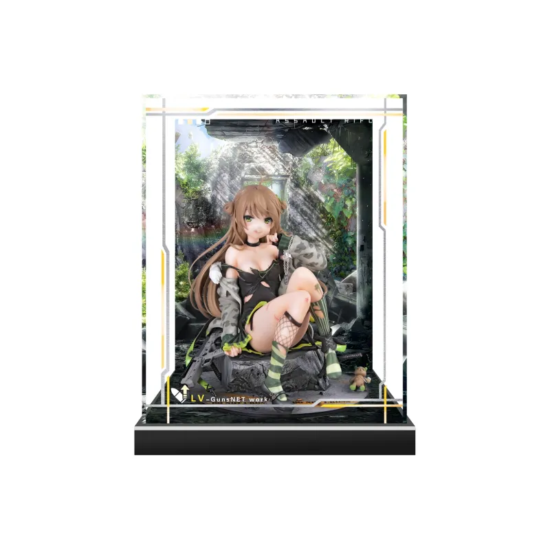 AOWOBOX Compatibility With Double Wings Society WINGS Girls' Frontline RFB Figure Display Case Model Accessories-0