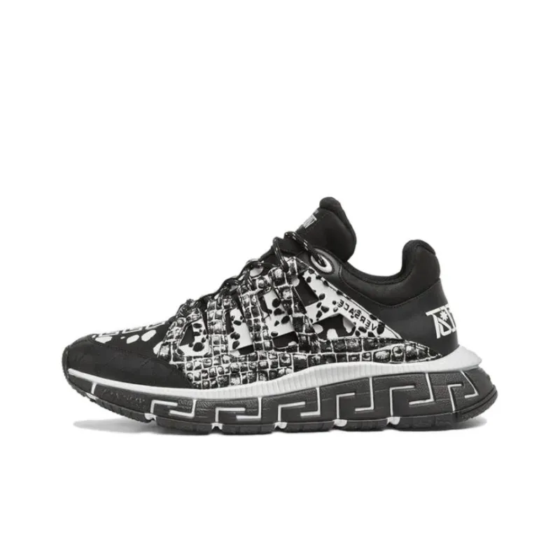 VERSACE Trigreca Leather Sneakers-0