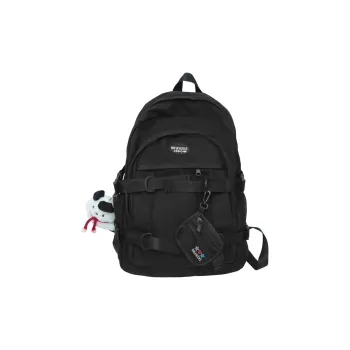 NOMK Nylon Handbag Backpack Large Size Unisex Blue