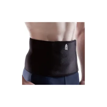 AQ Back Support Braces Breathable Protective Compression Black Silk Cloth Sponge Unisex