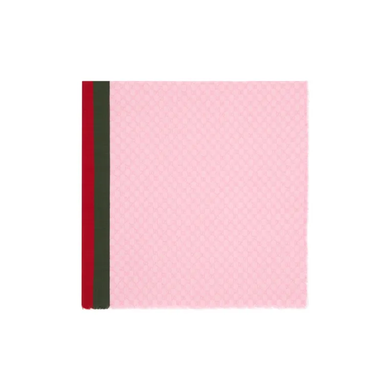 GUCCI Web stripe Wool Scarf-1