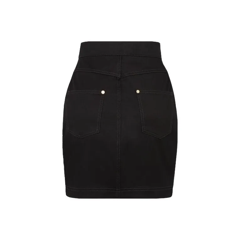 FENDI Casual Short Skirts Women's Black-1