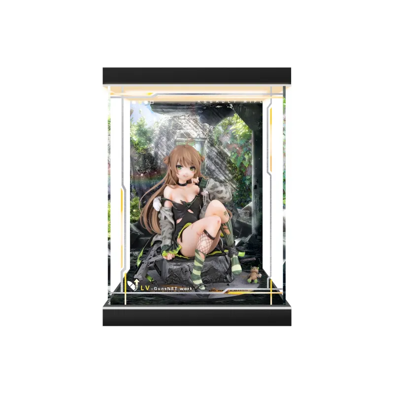 AOWOBOX Compatibility With Double Wings Society WINGS Girls' Frontline RFB Figure Display Case Model Accessories-8