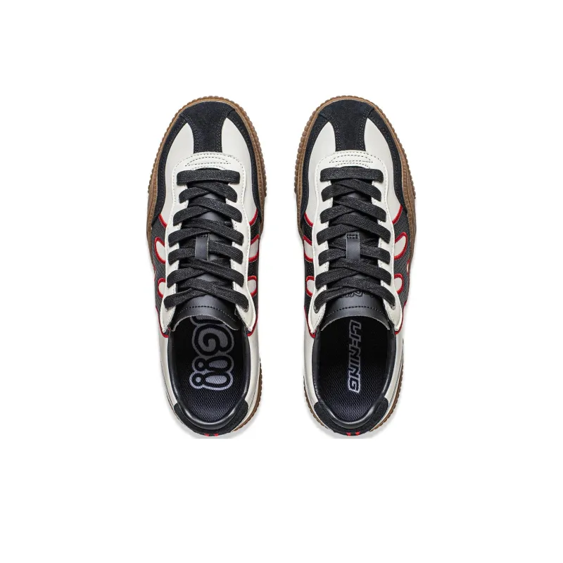 LiNing Yunchuan V2 Anti-Slip Wear-Resistant Low-Top Trendy Board Shoes Men's Gray Black-3