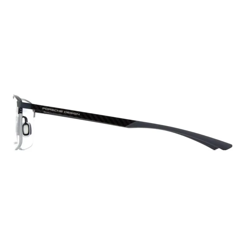 PORSCHE DESIGN Stainless Steel Carbon Fiber Rubber Square Eyeglass Frames Unisex-2