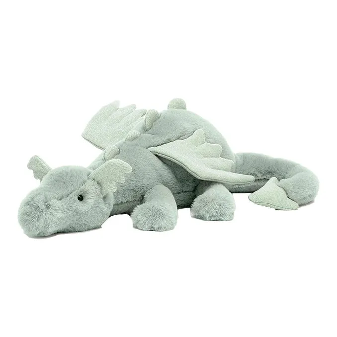 JELLYCAT Sage Dragon Plush Toy-1