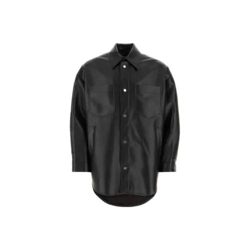 NANUSHKA Martin Faux Leather Shirt