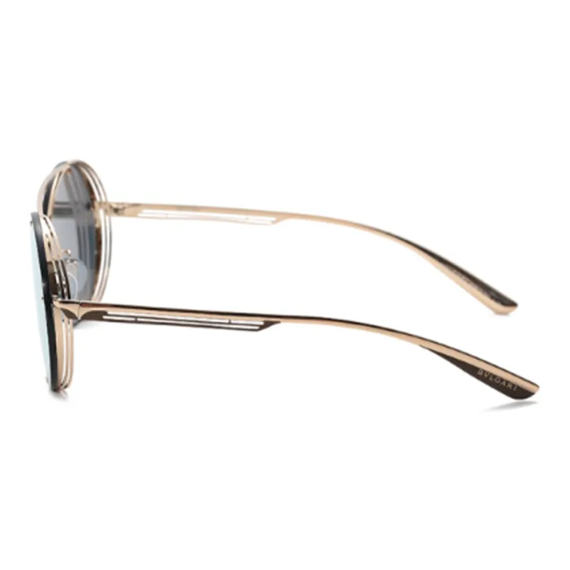 BVLGARI Metal Aviator Sunglasses Women's Gold-3