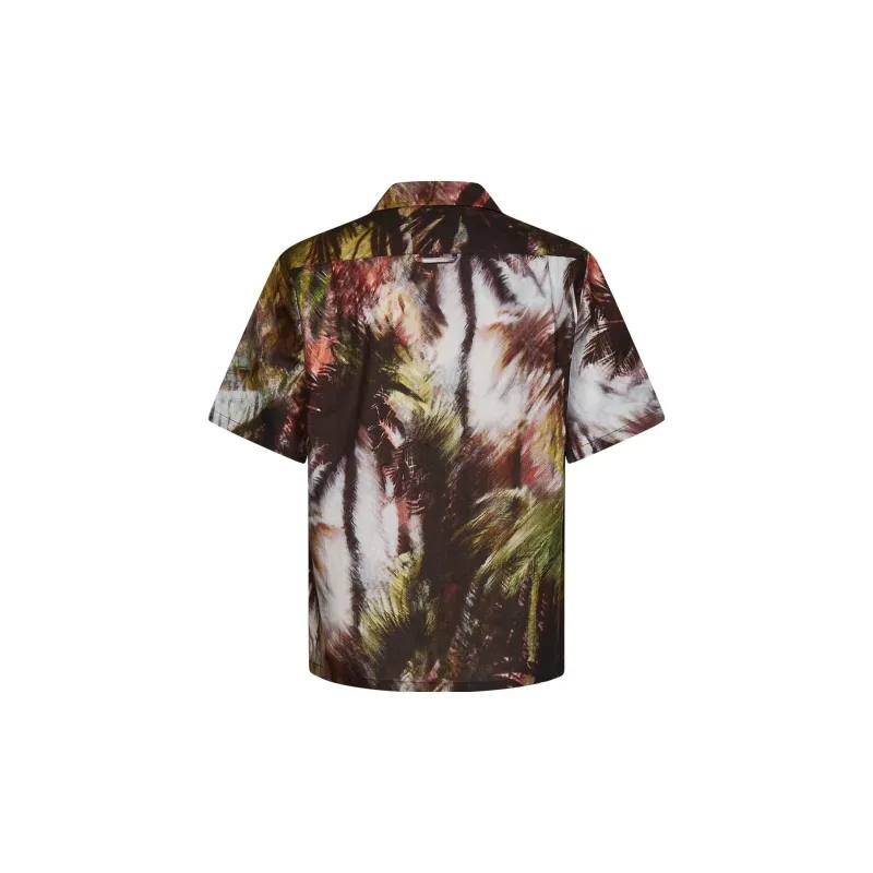Alanui Tropical-print Short-sleeve Shirt-1