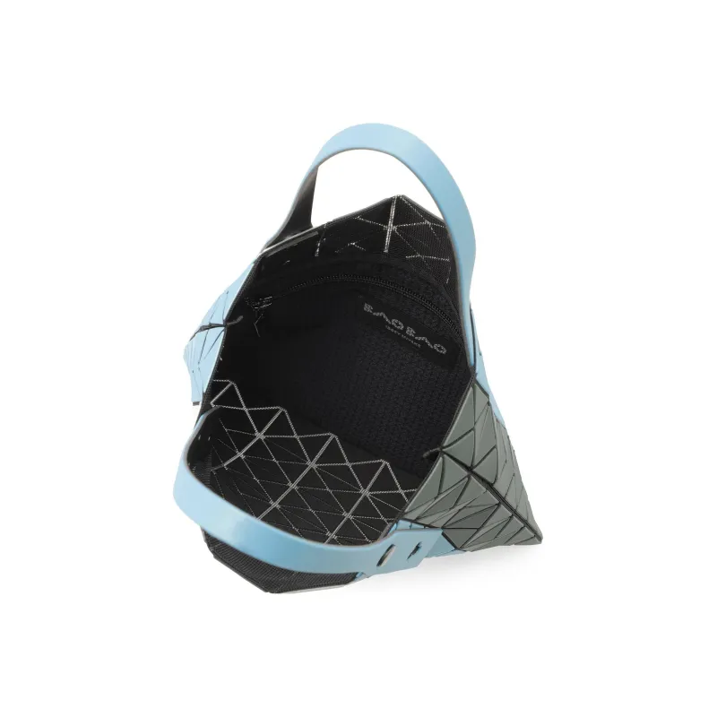ISSEY MIYAKE PRISM STRIPE Polyvinyl Chloride Resin Tote Bag Handbag Regular Women's Turquoise-2