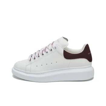 Alexander McQueen Oversized Sneaker 'White Dark Burgundy' Women's
