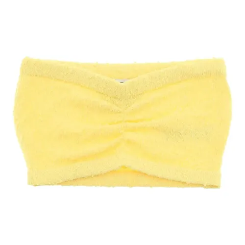 CASABLANCA Strapless Tops Women's Yellow