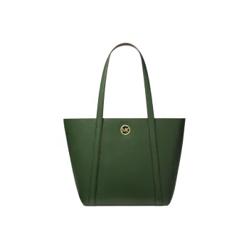 MICHAEL KORS Cow Leather And Artificial Leather Tote Bag, Shopping Bag, Shoulder Bag Women's Green
