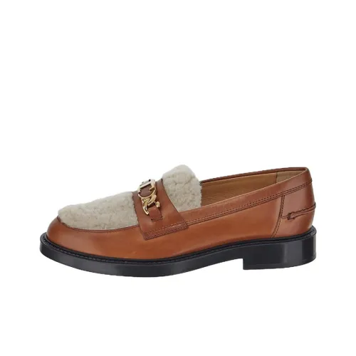 TOD'S Shearling Leather Loafers