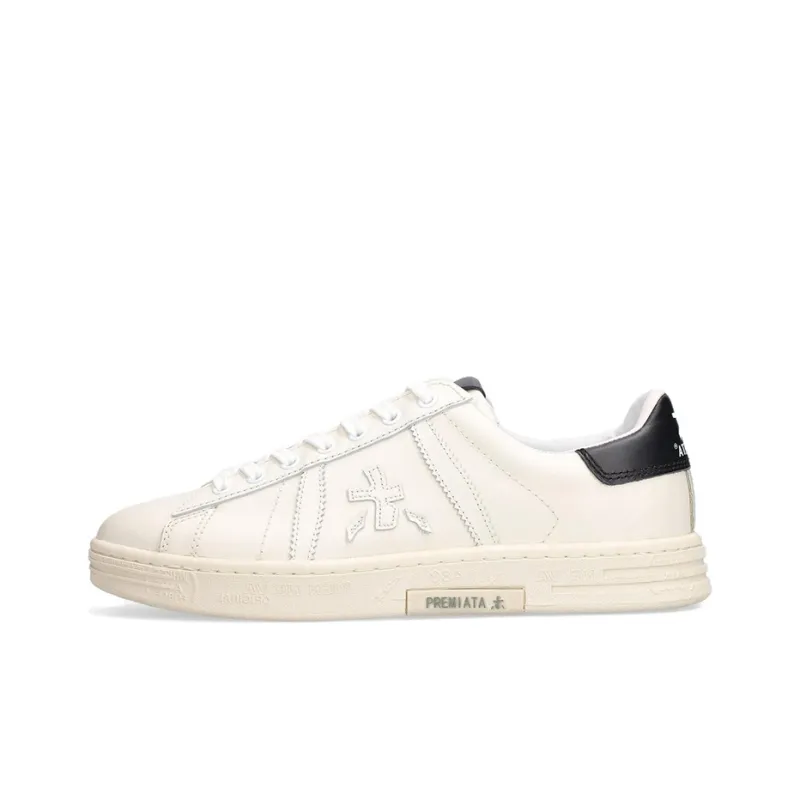 PREMIATA Russel Low-Top Skateboard Shoes 3cm Men's White-0