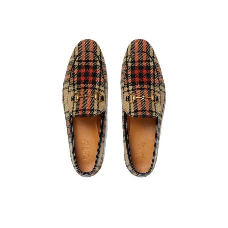 GUCCI Jordaan Loafer 'Tartan'-3