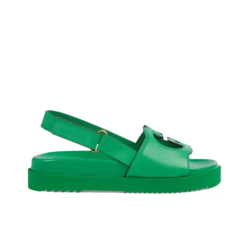 GUCCI Women's Sandal 'Interlocking G Green' Women's-1