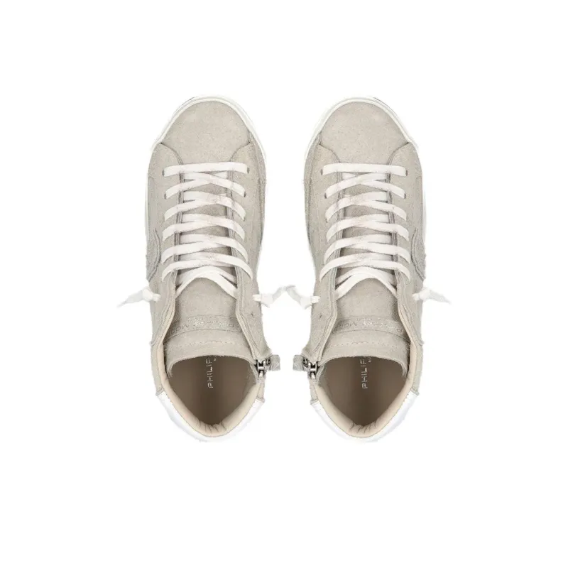 PHILIPPE MODEL Paris PRSX Suede High-top Sneakers-3