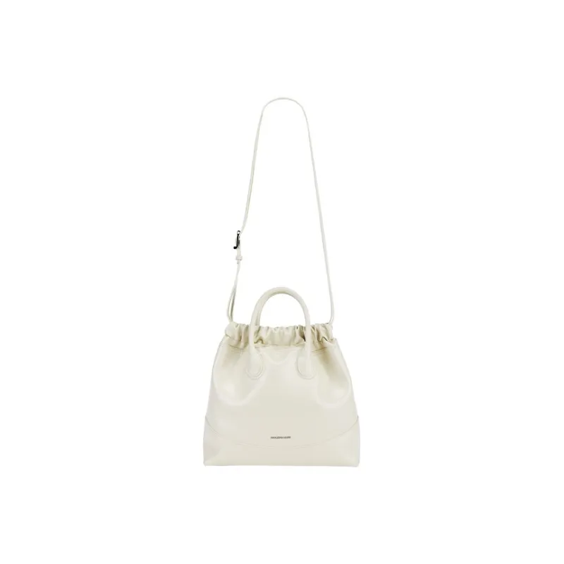 AMAZING SONG Stray Bag Series Cow Leather Tote Bag, Shopping Bag, Handbag, Crossbody Bag Tubas Women's Black/White-13