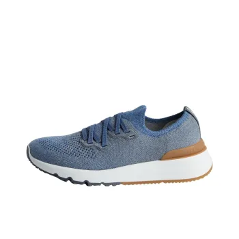 Brunello Cucinelli Knitted Low Top Sneakers