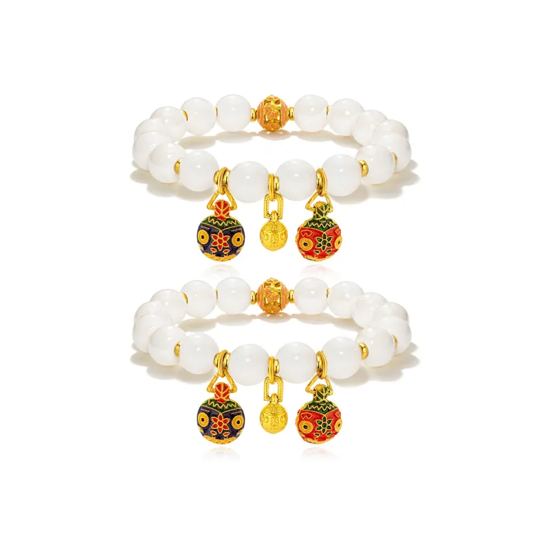 Jodie&Kevin Colored Glaze Bracelets Unisex-5