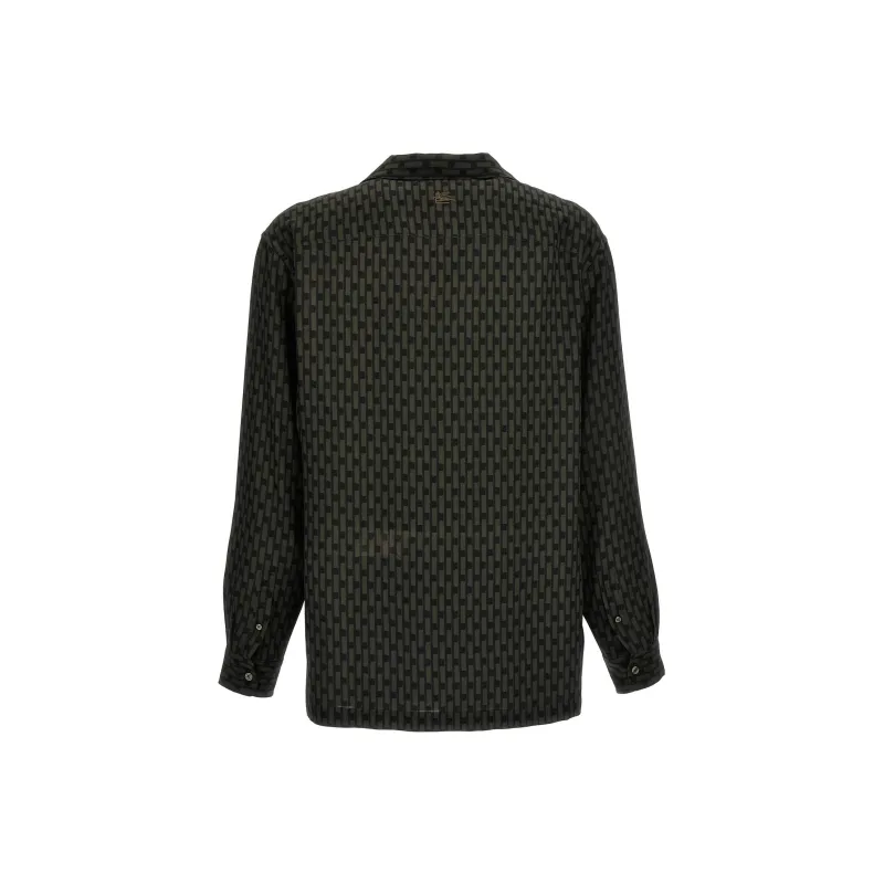 ETRO Floral Printed Collared Button Up Shirt-1