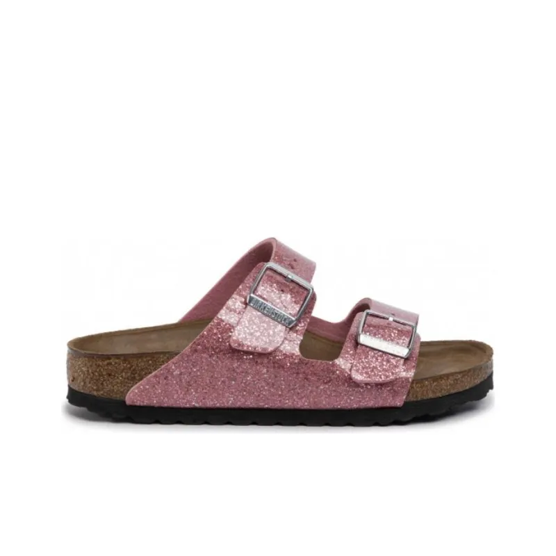 Birkenstock Slide Slippers Women's Universe Shimmery Vintage Rose-1