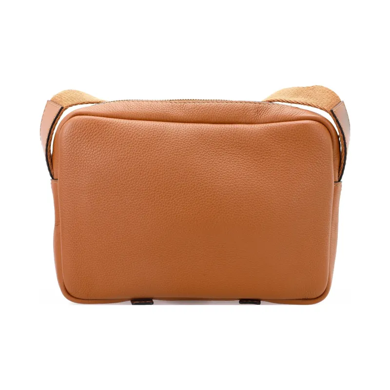 LOEWE Military Rolled Cow Leather Messenger Bag Shoulder Bag Crossbody Bag Extra Small Men's Tawny-4