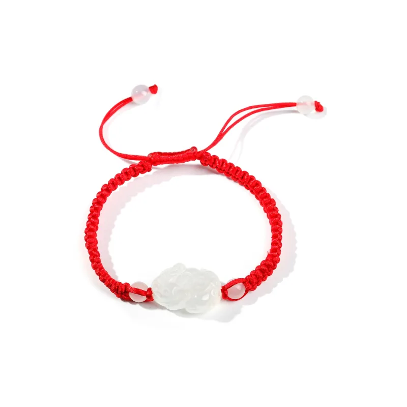 Yi Zhen Ge Chalcedony Jade Bracelets Unisex Chalcedony-0