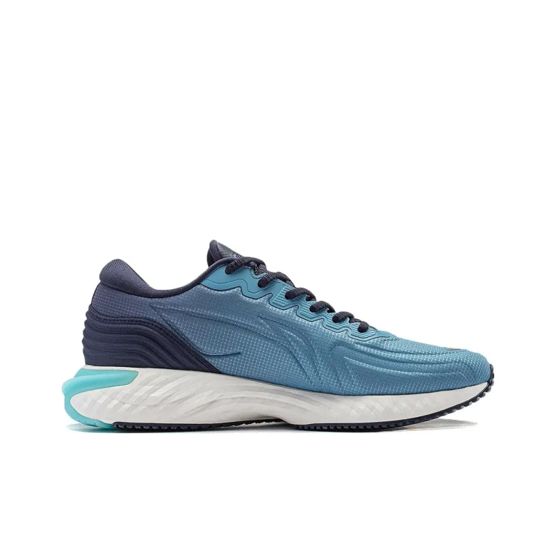 LiNing Cloud Shield Cushioning Rebound Low Top Running Shoes Men's Blue-1