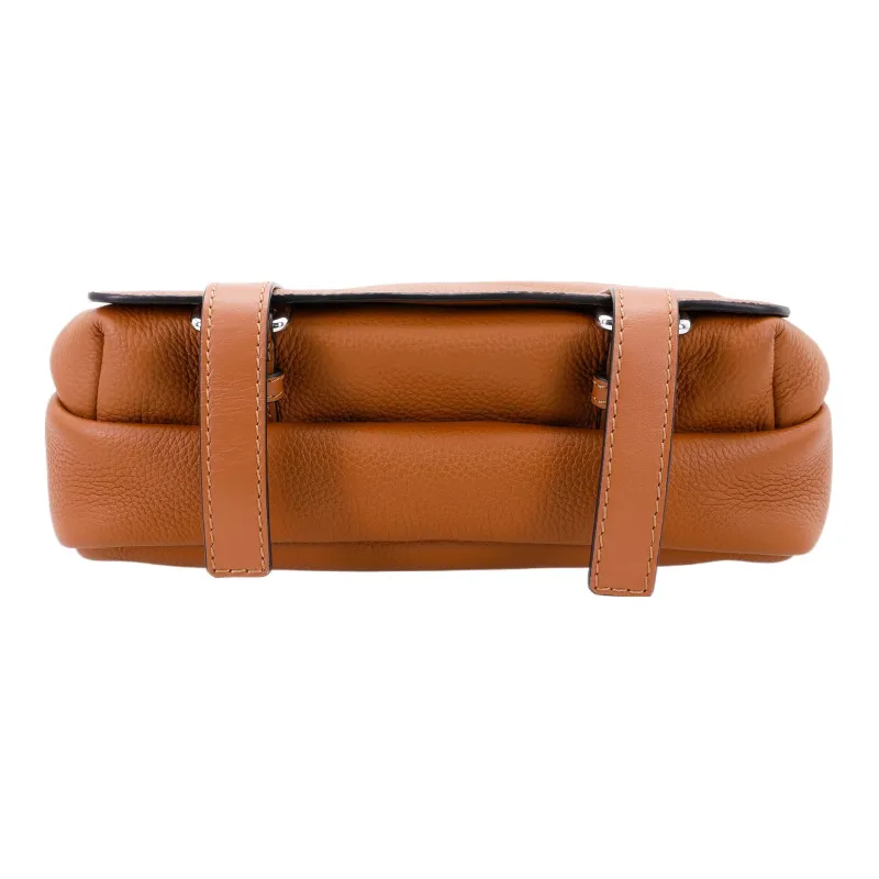 LOEWE Military Rolled Cow Leather Messenger Bag Shoulder Bag Crossbody Bag Extra Small Men's Tawny-5